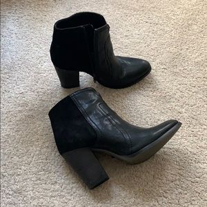 Dune London Pollo leather boots 37 black 6-6.6